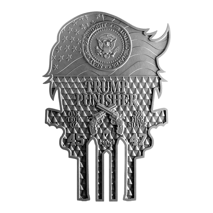 image of the Trump Punisher 1 oz Pure Silver Collectible