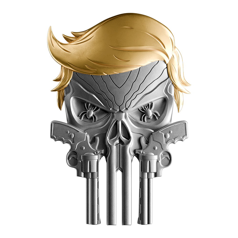 image of the Trump Punisher 1 oz Pure Silver Collectible