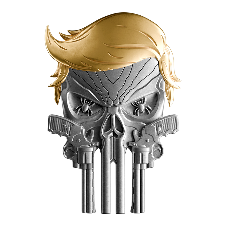 image of the Trump Punisher 1 oz Pure Silver Collectible
