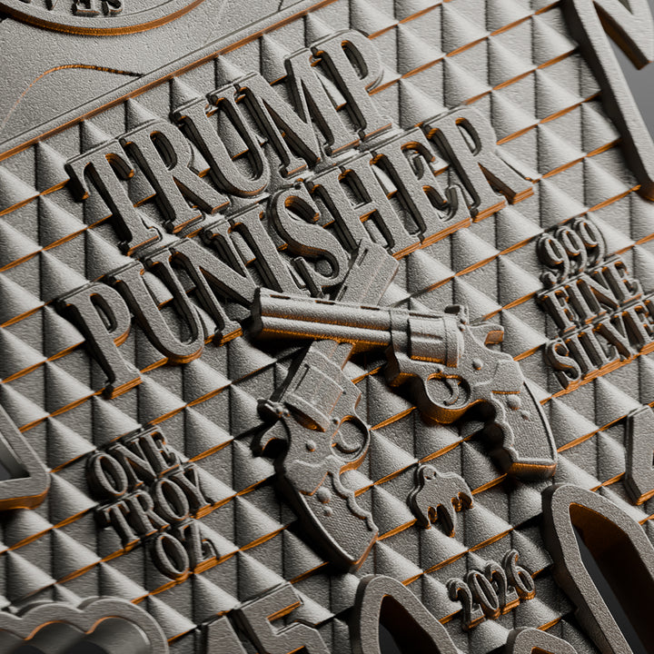 image of the Trump Punisher 1 oz Pure Silver Collectible