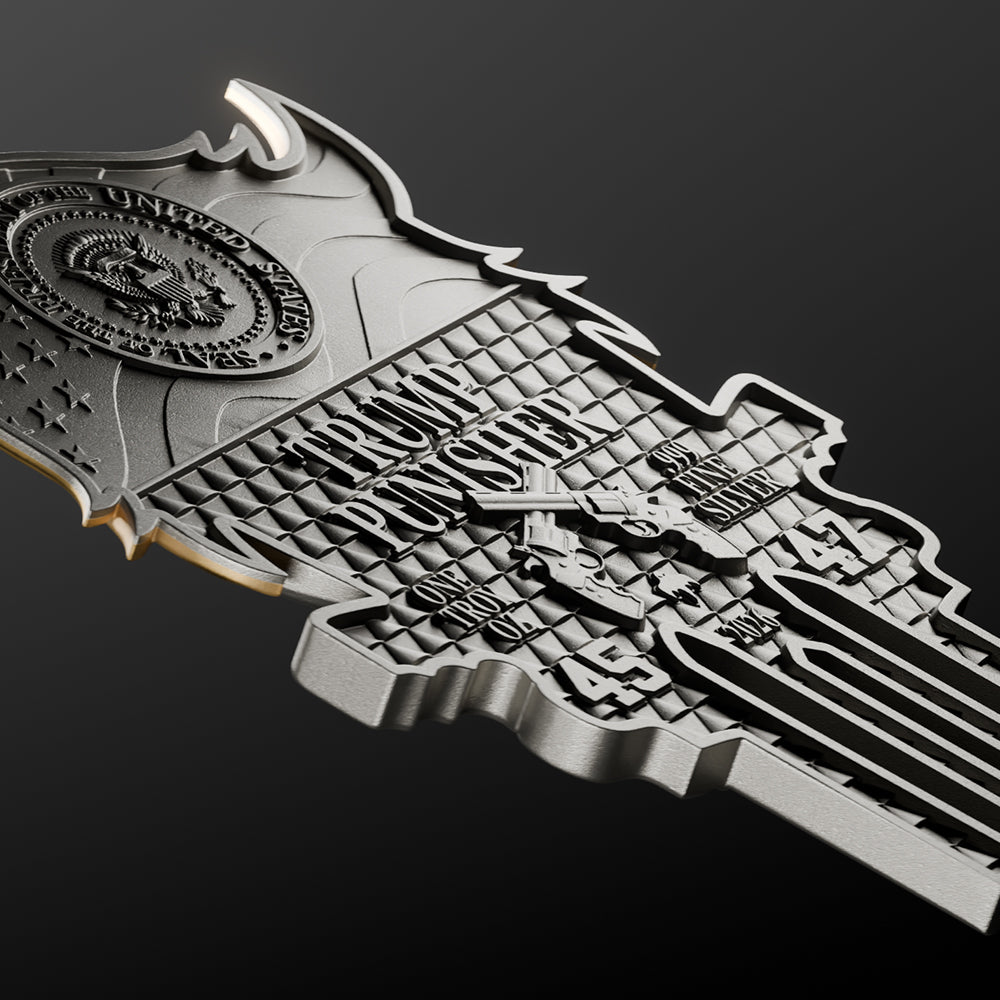 image of the Trump Punisher 1 oz Pure Silver Collectible