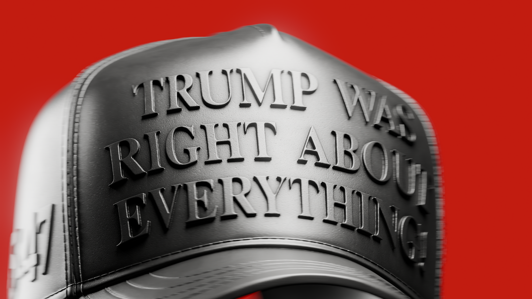Trump Was Right About Everything Hat 1 oz Pure Silver Collectible
