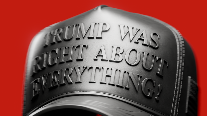 Trump Was Right About Everything Hat 1 oz Pure Silver Collectible