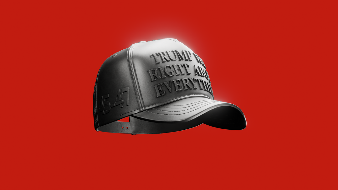 Trump Was Right About Everything Hat 1 oz Pure Silver Collectible