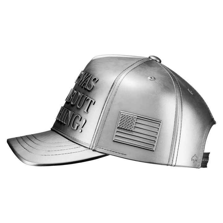 Trump Was Right About Everything Hat 1 oz Pure Silver Collectible