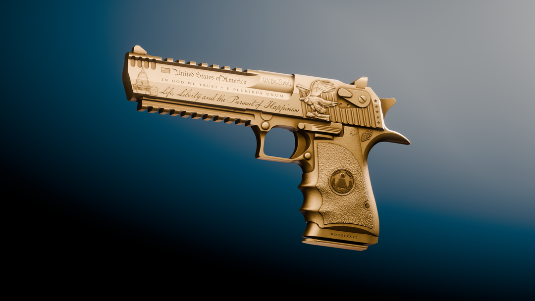 image of the Trump Desert Eagle 2 oz Silver Collectible