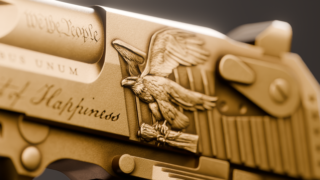 image of the Trump Desert Eagle 2 oz Silver Collectible