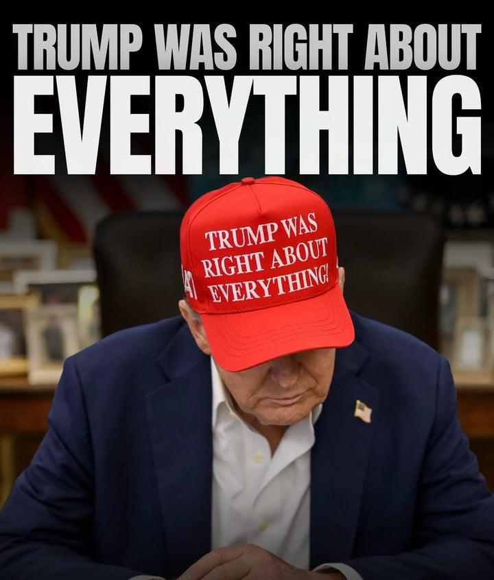 Trump Was Right About Everything Hat 1 oz Pure Silver Collectible
