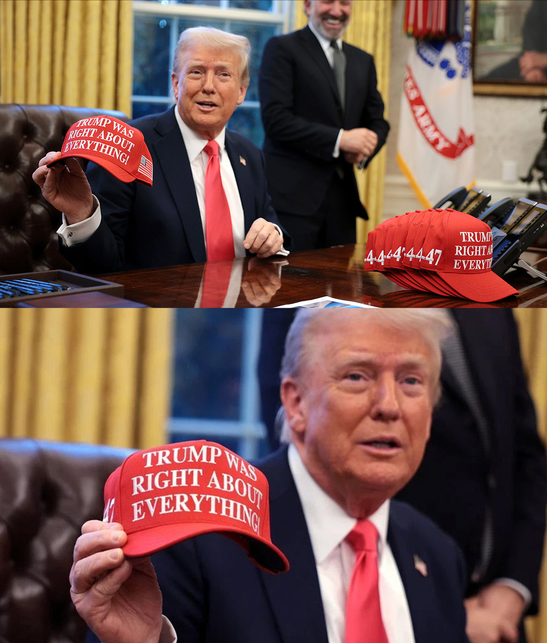 Trump Was Right About Everything Hat 1 oz Pure Silver Collectible
