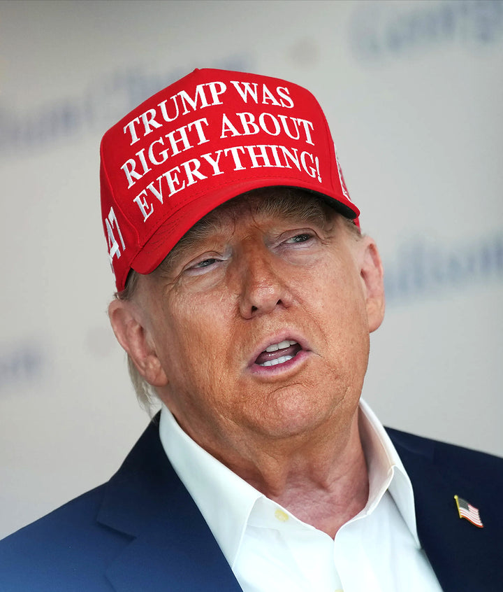 Trump Was Right About Everything Hat 1 oz Pure Silver Collectible
