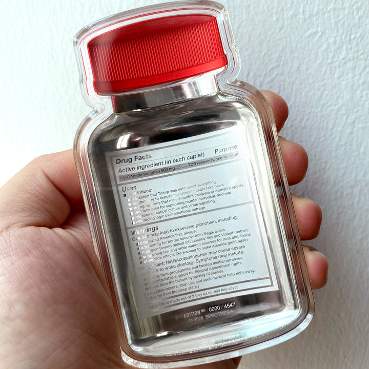 image of the trumpenol 2 oz pure silver collectible pre-production sample