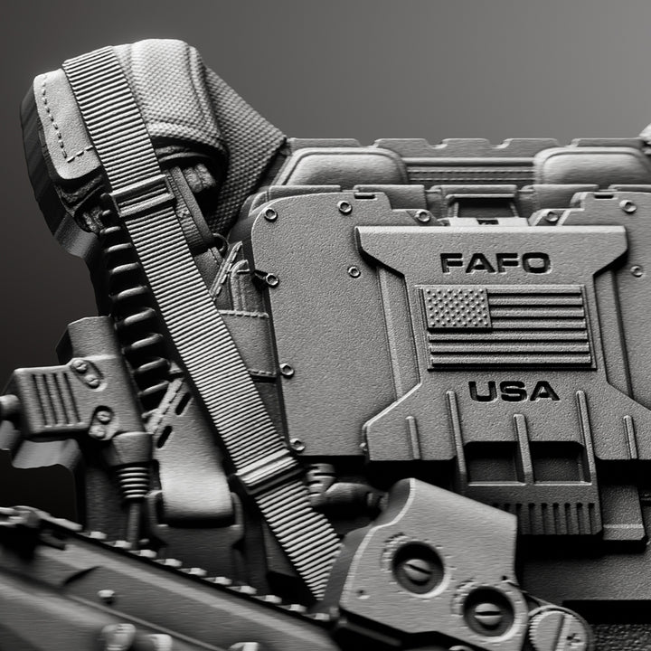 image of the usa bulletproof vest 2 oz silver collectible