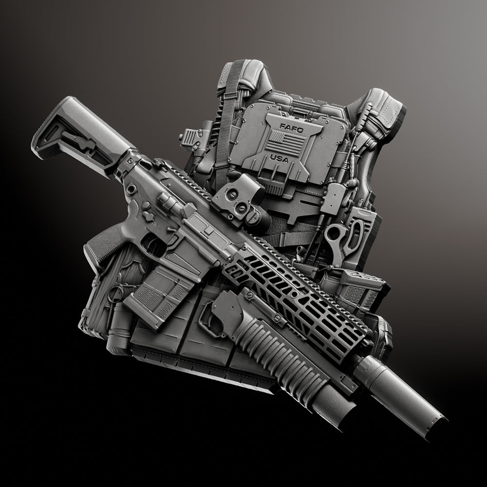 image of the usa bulletproof vest 2 oz silver collectible