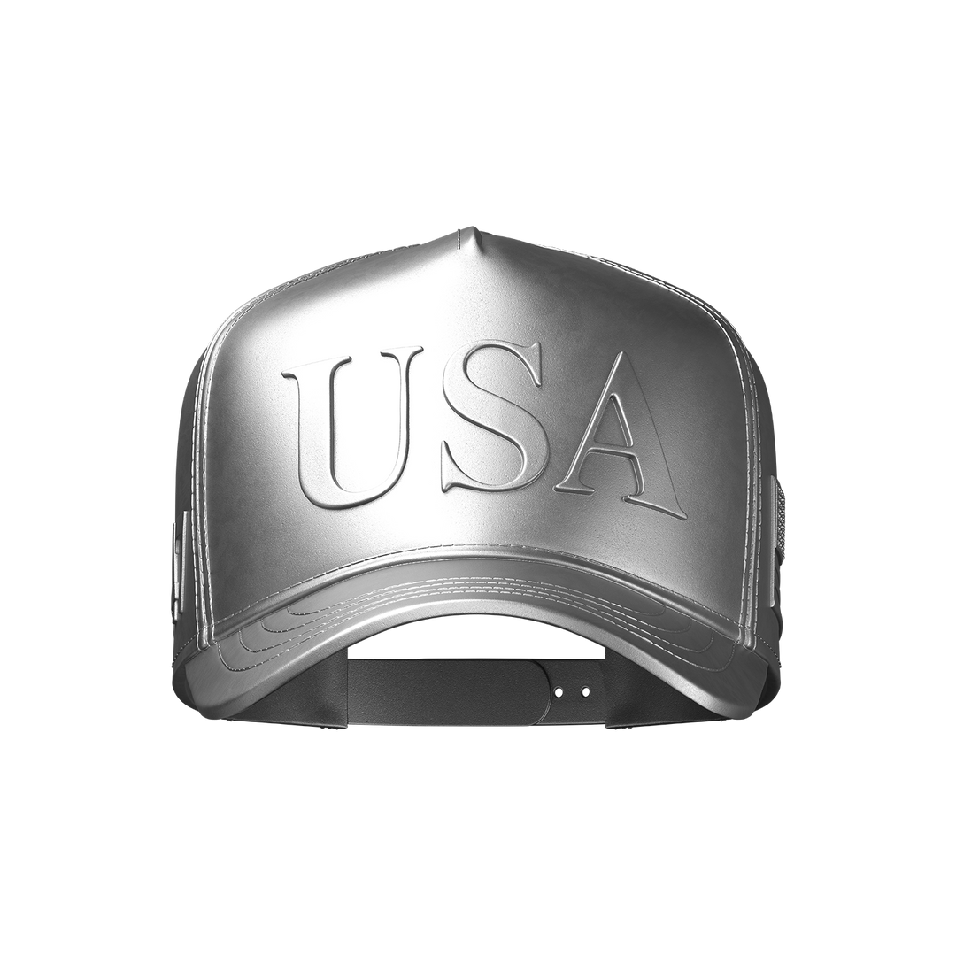 image of the USA hat 1 oz silver sculpture