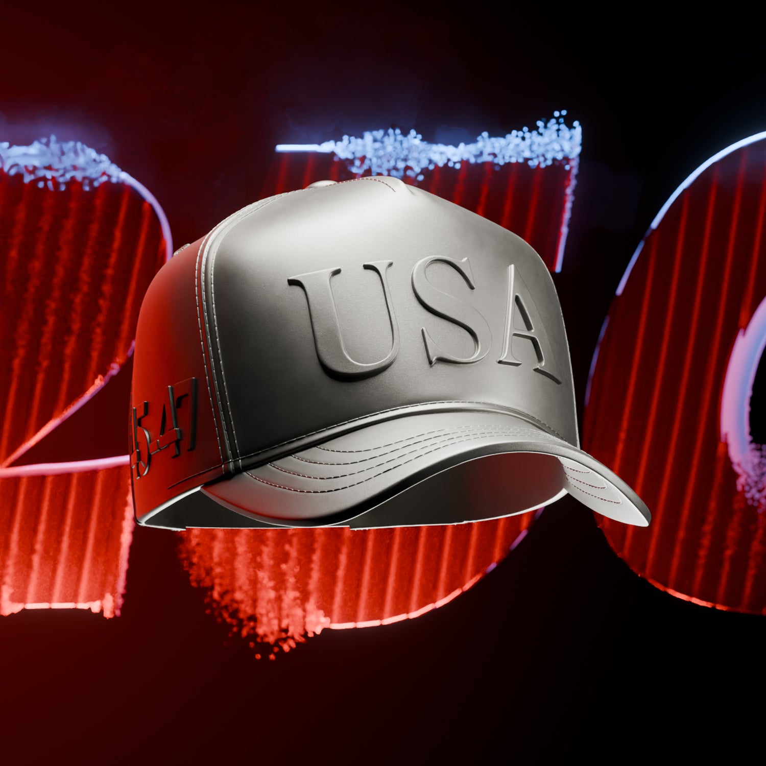 image of the USA hat 1 oz silver sculpture