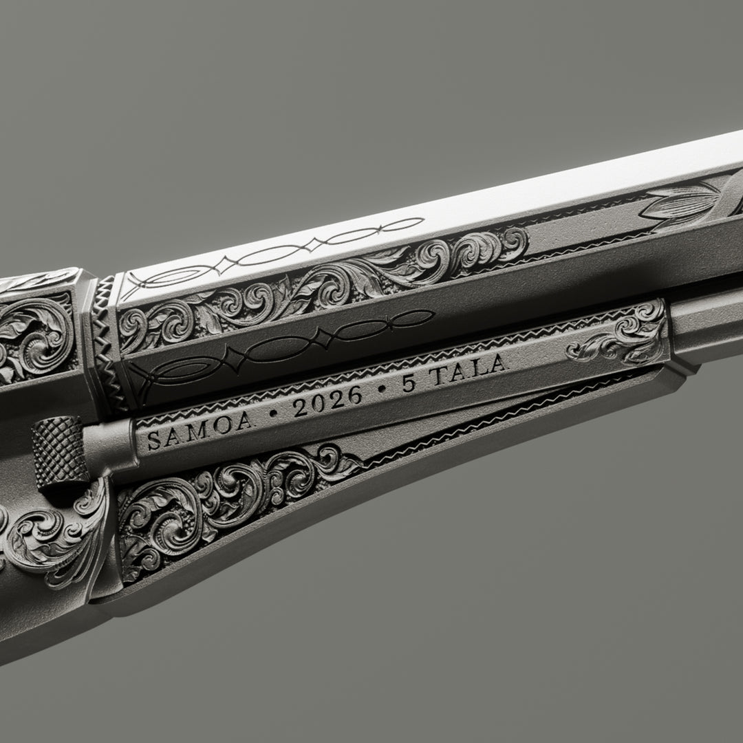 Ulysses S. Grant's Revolver 2 oz Pure Silver Coin