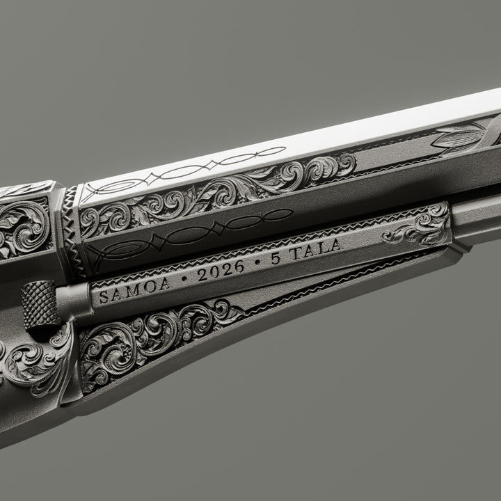 Ulysses S. Grant's Revolver 2 oz Pure Silver Coin