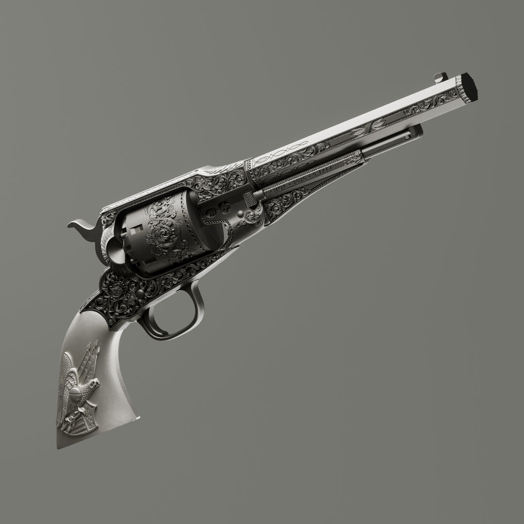 Ulysses S. Grant's Revolver 2 oz Pure Silver Coin