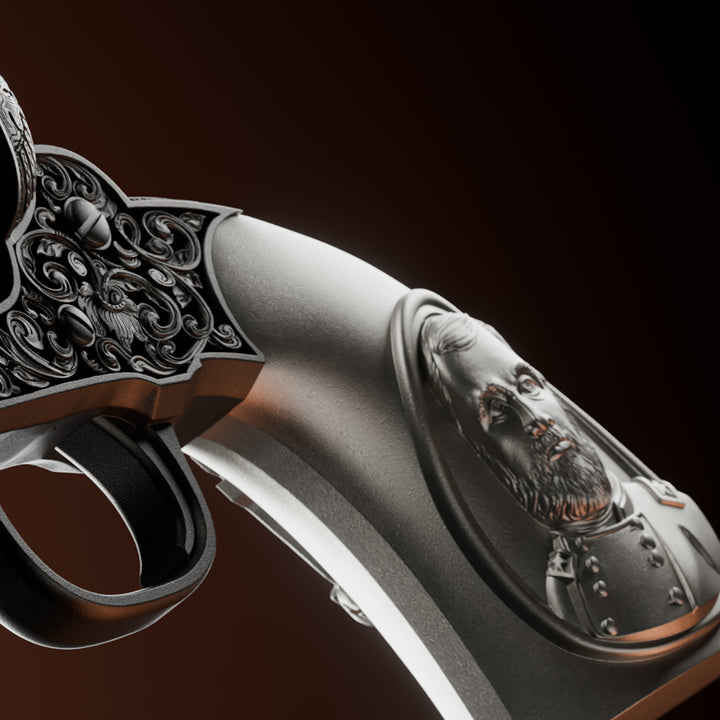 Ulysses S. Grant's Revolver 2 oz Pure Silver Coin