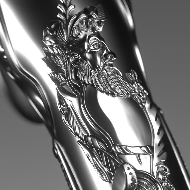 image of the george washington flintlock pistol 2 oz silver coin