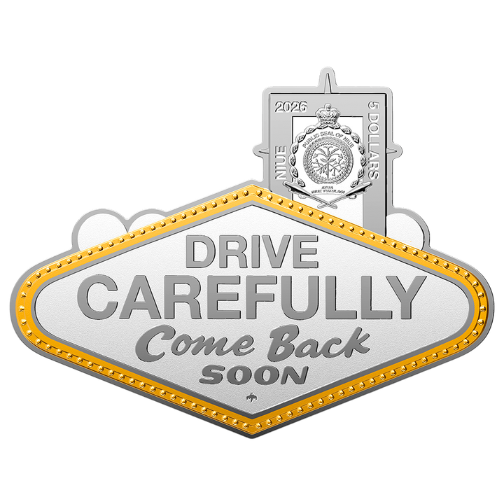 image of welcome to fabulous las vegas sign silver coin
