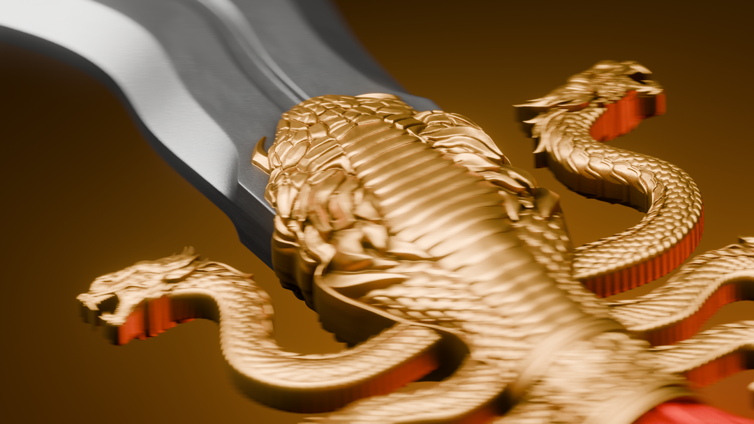 image of the Zhang Fei's Serpent Spear 2 oz Silver Coin