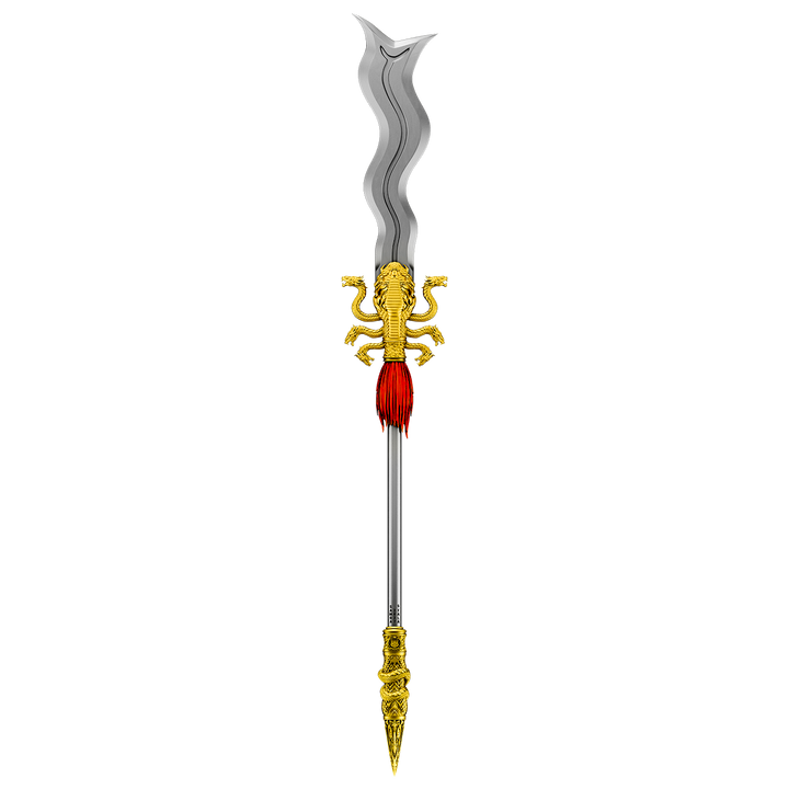 image of the Zhang Fei's Serpent Spear 2 oz Silver Coin