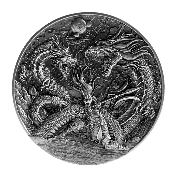 Zhu Rong – God of Fire 2 oz Silver Coin