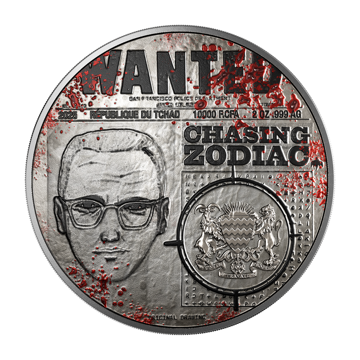 Zodiac Killer 2 oz Pure Silver Coin