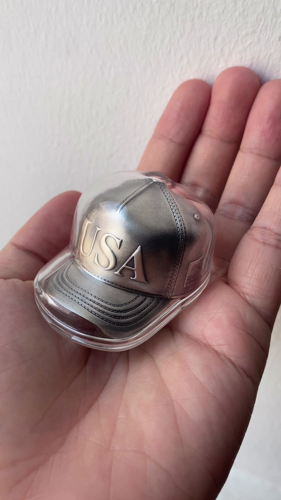 video of the usa hat 1 oz silver collectible pre-production sample