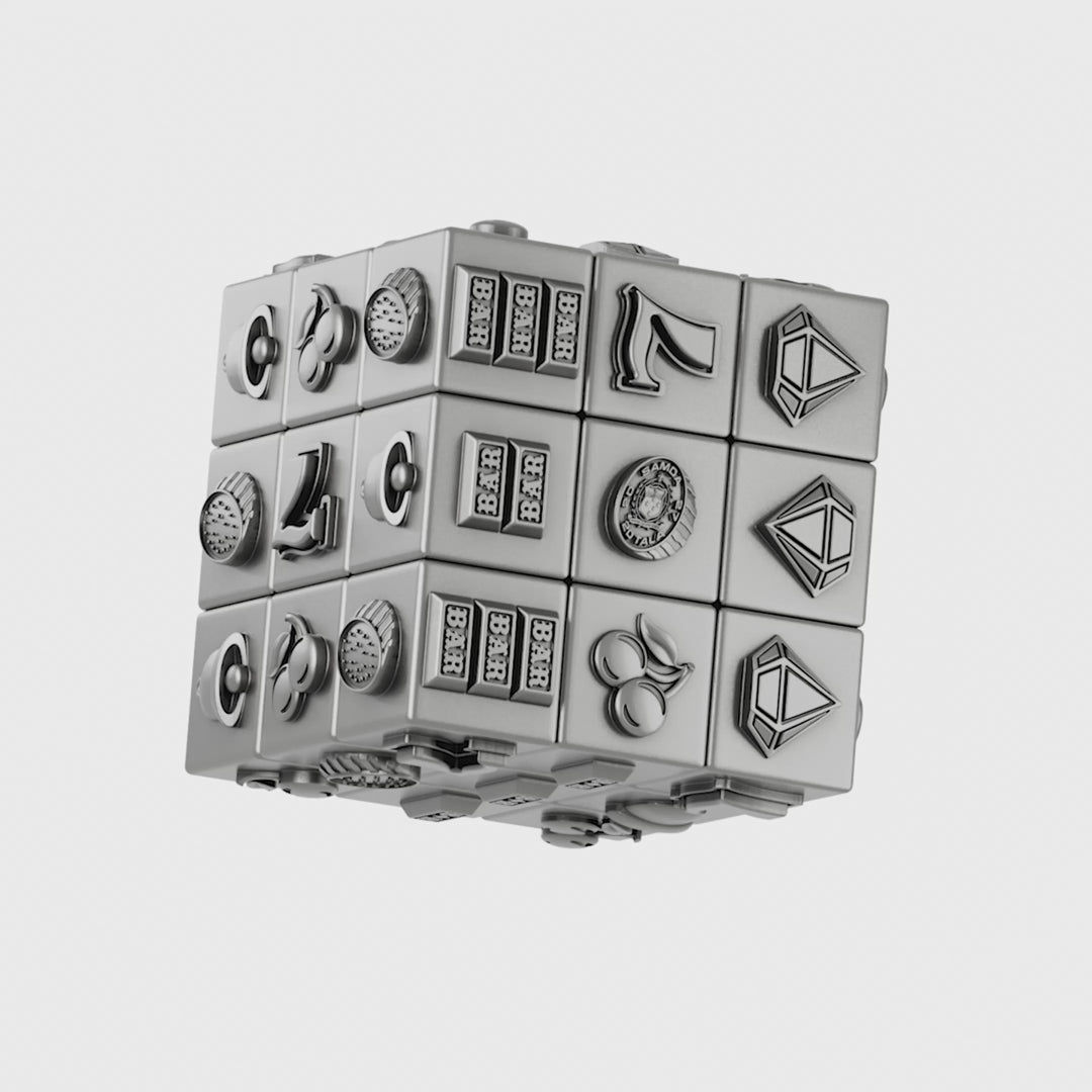 Jackpot Cube 580 g Fully Functional Silver Coin