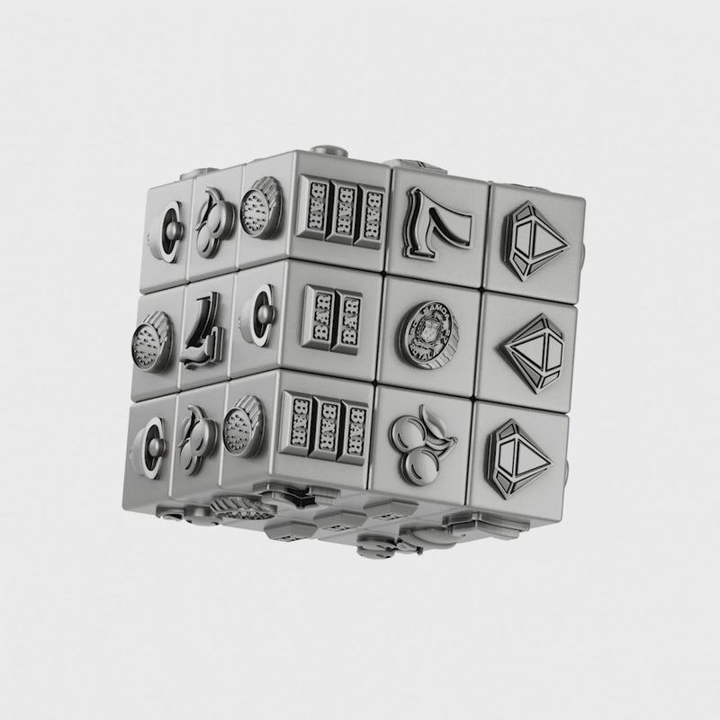 Jackpot Cube 580 g Fully Functional Silver Coin