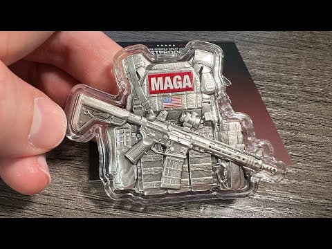 video review of the maga bulletproof vest 2 oz silver collectible