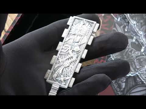 product review of the huitzilopochtli's macuahuitl 2 oz silver coin