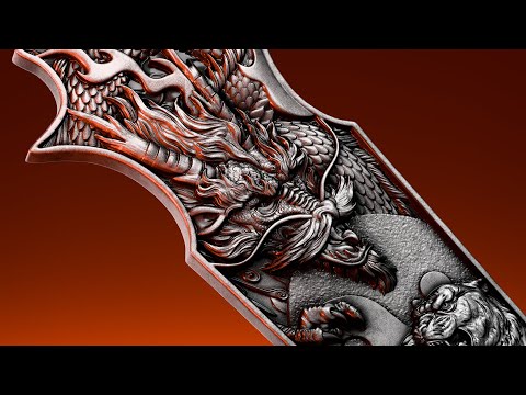 video of the dragon tiger switchblade