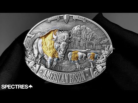 packaging unboxing video of the american bison silver coin