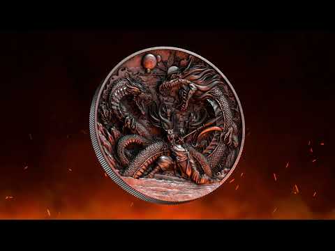 promotional video of the zhu rong 2 oz silver coin