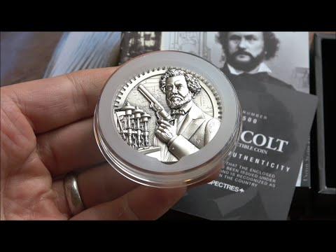 Samuel Colt 2 oz Pure Silver Coin