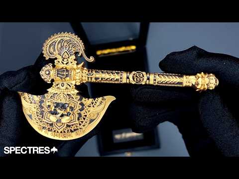 packaging unboxing video of the axe of ganesha 5 oz silver coin