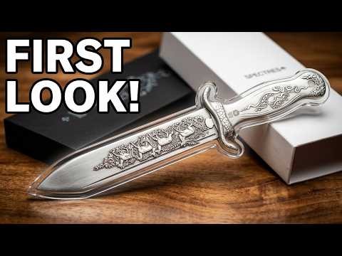 Theodore Roosevelt's Bowie Knife 2 oz Pure Silver Coin