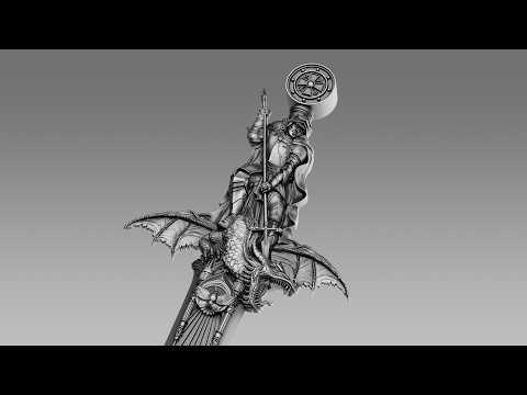 promotional video of the Ascalon Sword of Saint George 1 oz Silver Coin