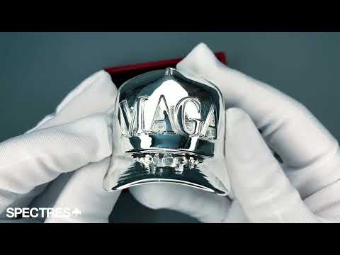 MAGA Hat 2 oz Pure Silver Sculpture