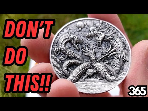 video product review of the zhu rong 2 oz pure silver coin