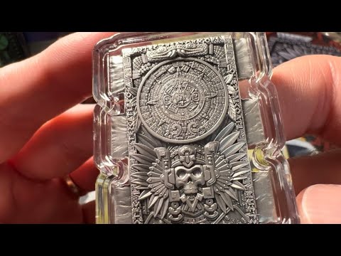 product review of the huitzilopochtli's macuahuitil 2 oz silver coin