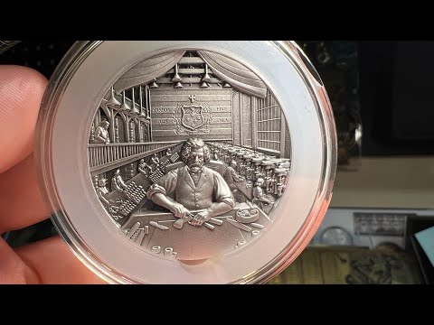 video product review of the samuel colt 2 oz silver coin