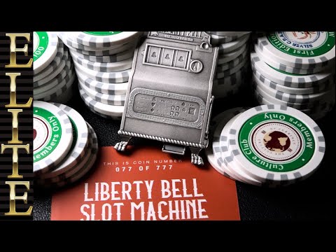 video product review of the liberty bell slot machine 2 oz silver coin