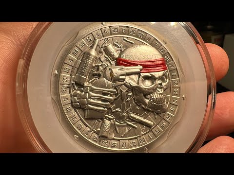 video review of the russian roulette silver coin