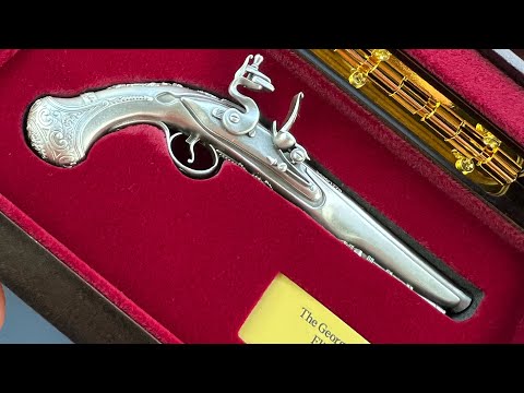 video product review of the george washington's flintlock pistol 2 oz silver coin