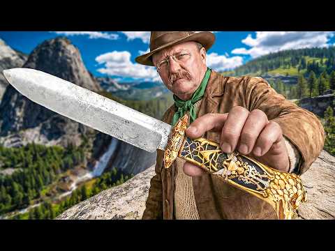 Theodore Roosevelt's Hunting Knife 2 oz Pure Silver Coin