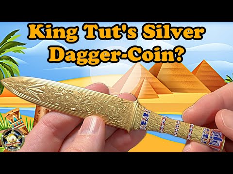 King Tutankhamun's Dagger 2 oz Pure Silver Coin